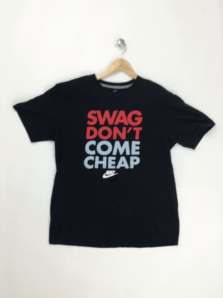 black T-shirt