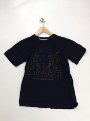 black T-shirt